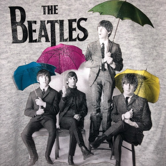 The Beatles Graphic Crewneck Sweatshirt Umbrella - Picture 3 of 8